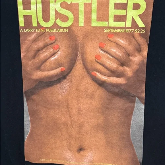 Retro Limited High End Reason HUSTLER Cover Black Graphic T-Shirt Men’s S - Picture 2 of 5